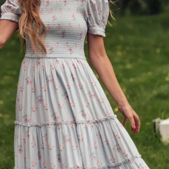 Only wear one time Mommy Daughter dress from JessaKae - Picture 4 of 7